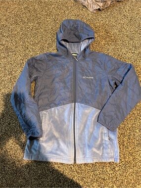 Columbia Kids Two-Tone Blue Hooded Jacket